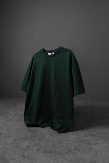 Slatra Men's Khaki Basic Oversize T-shirt