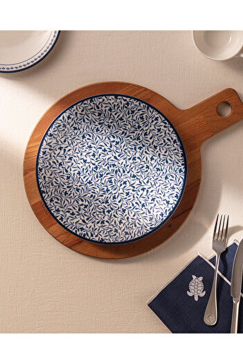 Madame Coco Rêve Bleu La Graine Serving Plate 25 cm