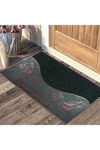 Stepmat Myfloor Welcome Patterned Shoes - Dust Holding and Rubber Door Feature