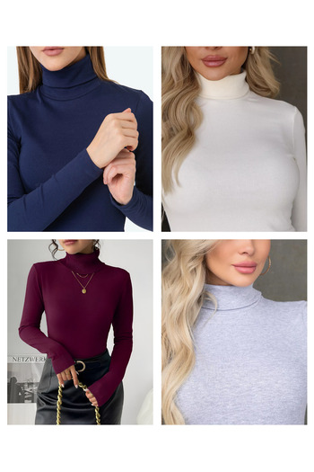ZENCHES Cotton Turtleneck Slimfit Turtleneck Sweater - Seasonal Saving Piece