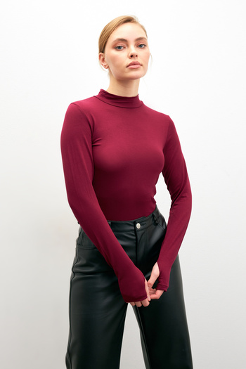 Bipantolon Women's Cherry Finger Detailed Body