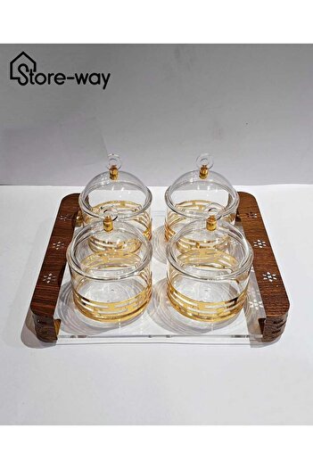 Storeway 5 Piece Acrylic Treat Set