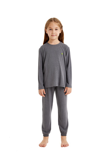 Blackspade Çocuk Pijama Takımı 60514 - Gri