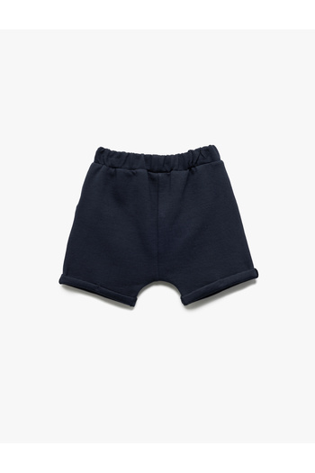 Koton Elastic Waist Cotton Pocket Detailed Basic Shorts