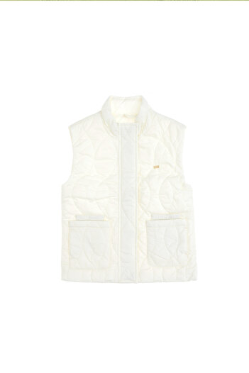 U.S. Polo Assn. Girl's Cream Vest 50299190 -Vr071
