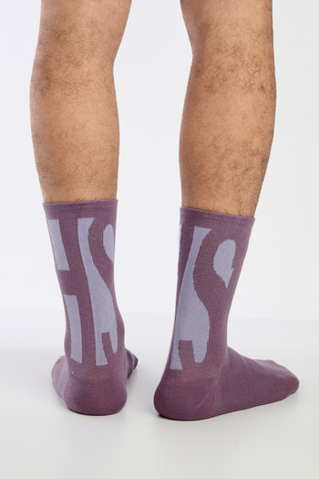 Hype of Steps Dead Purple - Purple Socket Socks
