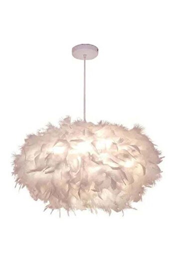 COOYA Ceiling Lights，Feather shape，Easy to match，Suitable for living room, bedroom, study