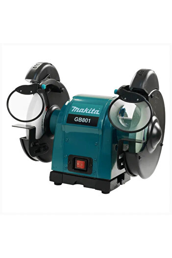 Makita GB801 Grinding Bench Machine, 205mm (8 inch), 550W, 3450 rpm, 19.8 kg