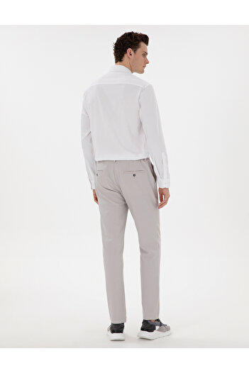 Pierre Cardin Gri Slim Fit Kumaş Pantolon 50305636-VR024