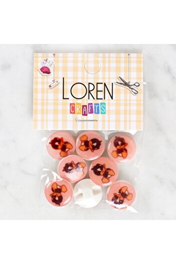 CT STONES Loren Crafts 8-Piece Duck Button - 1206
