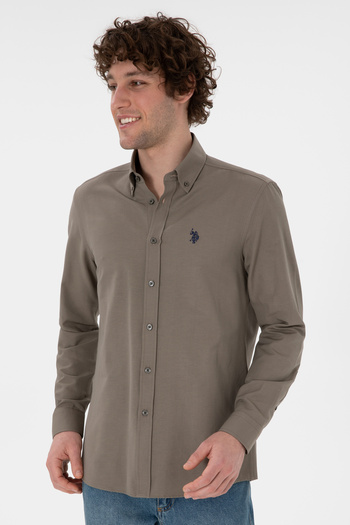 U.S. Polo Assn. Мъжка риза с дълъги ръкави Basic 50306338-VR052