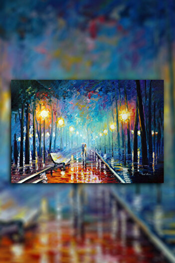 Hediyeler Kapında Dev Boyut Painting Kanvas Tablo 120x60