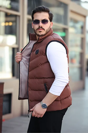 S&M CLOTHİNG New Season Arm Detail Water & Wind Proof Inflatable Vest