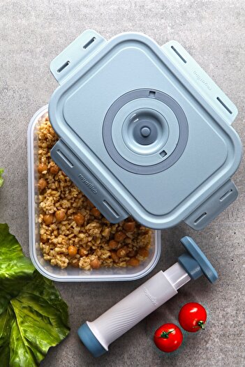 Nandy Home Set of 5 Storage Containers That Can Be Used in Microwave and Freezer with Vacuum Apparatus