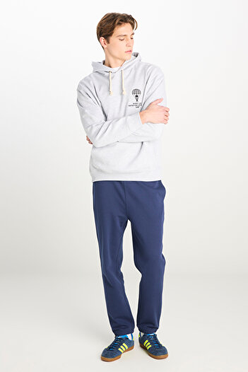 Lee Regular Fit Normal Kesim Normal Bel Ribanalı Paça Lacivert Sweatpant Jogger