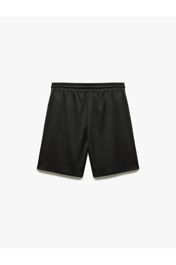 Koton Printed Pocket Detailed Lace up Waist Sports Shorts