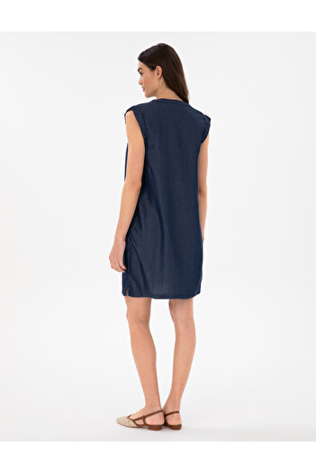 Pierre Cardin İndigo A Kesim Jean Elbise 50306783-VR028