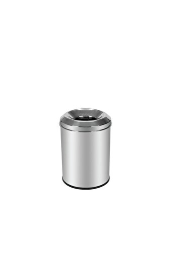 Palex Chrome Fireproof Trash Can 8 Liters, Stylish and Durable Kitchen Utensil