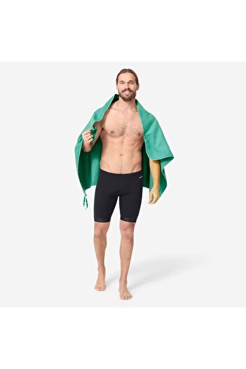 Decathlon Microfiber Towel - Size L - Green - 80 × 130 cm