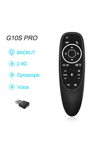 Choice G10SPRO-1 G10S 2.4G Wireless Air Mouse G10SPRO Voice Remote Control Gyroscope IR Learning G10SPRO BT
