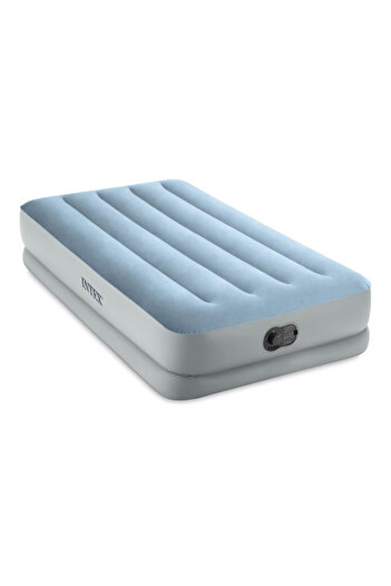 Intex Twin Dura-Beam Raised Comfort Air Bed with FastFill USB Pump
