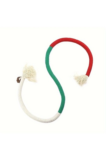 Choice 27.55 inch RED COLOR 1PC Cat Bite Rope Toy Grinding Teeth Durable Teasing Cat Rope Toy