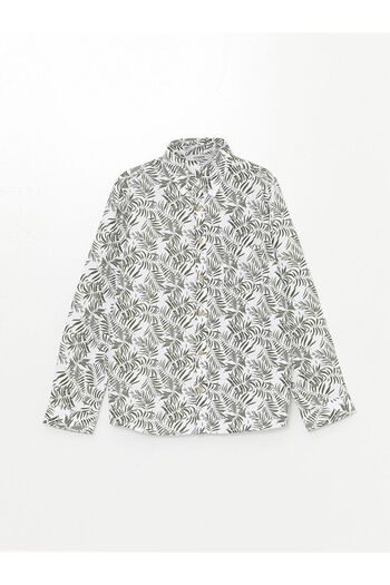 LC Waikiki Patterned Linen Blended Boy's Shirt