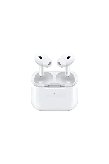 Apple سماعات ايربودز برو 2 مع منفذ MagSafe Lightning باللون الأبيض