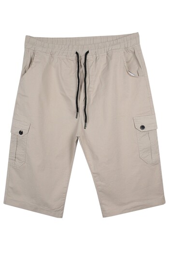 tambattal Large Size Lycra Gabardine Capri with Cargo Pocket