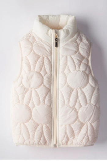 PODİUM GİYİM Trend New Design Quilted Rabbit-Lined Inflatable Sleeveless Jacket--Vest