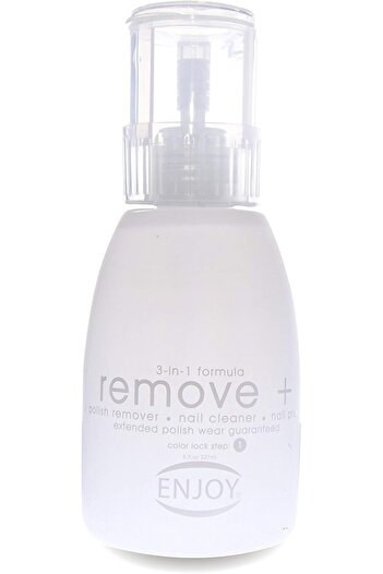 Enjoy Remove Polish 237ml Acetone White (0628) --- Enjoy Nail Polish Remover 237ml White