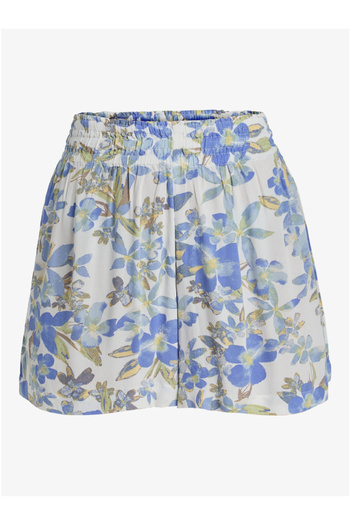 Roxy Elastic Waist Cropped Pants for Women - Mid Weight Printed Viscose Cre Fabric