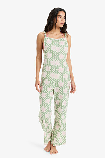 Roxy Romper strand nőknek. Features incl:, Szövet: Pamut slub gyártmány [93 g/m2], Fit: Reg