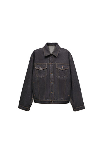 MANGO Woman Gray Women's Jacket 67093699