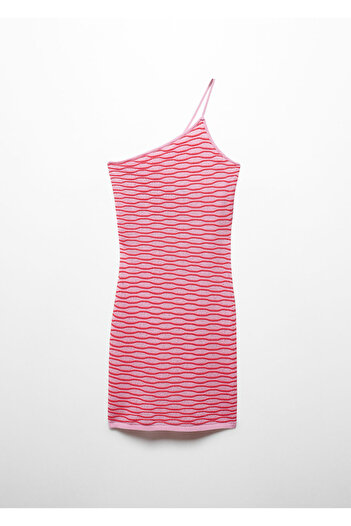 MANGO Woman Pasztell rózsaszín női ruha 67099227