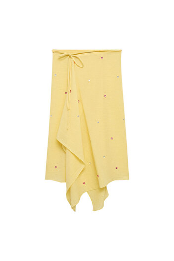 MANGO Pastel Sari Women's Skirt 67099226