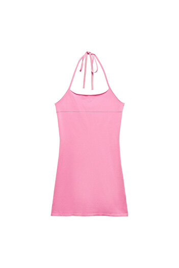 MANGO Woman Pink Women's Dress 67079604