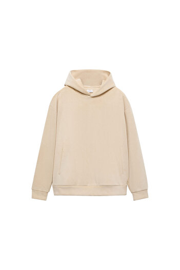 MANGO Woman Men's Natural Sweatshirt 77027929