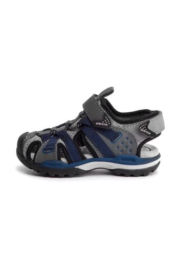 Geox Faith Grey and Orange Children's Sandal