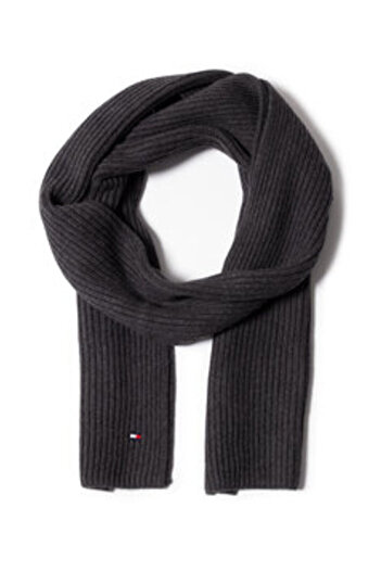 Tommy Hilfiger Чоловічий сірий шарф Pima Cotton Scarf AM0AM06546