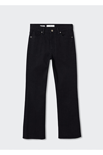 MANGO Black Denim Women's Trousers47010145