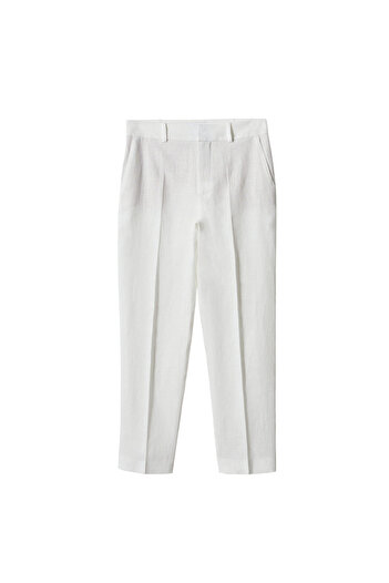 MANGO Women's White Pants 47987105