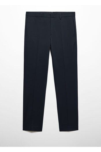 MANGO Woman Navy Blue Men's Trousers 67140562