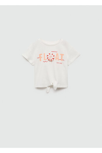 MANGO Woman Tricou Kirik White pentru fetiță 67007952