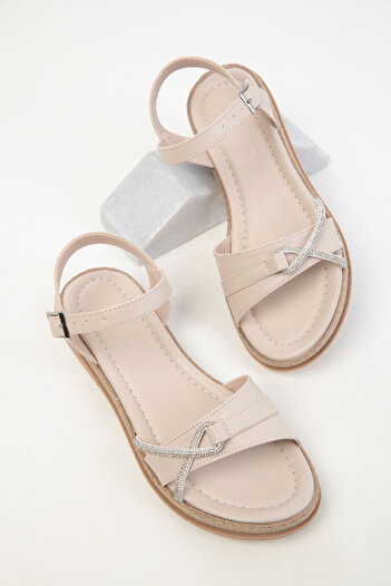 SOHO Beige Women's Sandals 20393