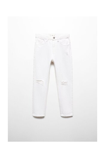 MANGO Kids Dad decorative ripped jeans