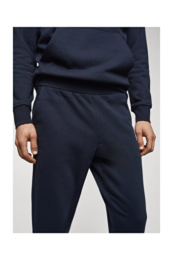 MANGO Man Βαμβακερό παντελόνι σε στυλ jogger