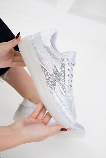 SOHO Silver Women's Sneaker 20388