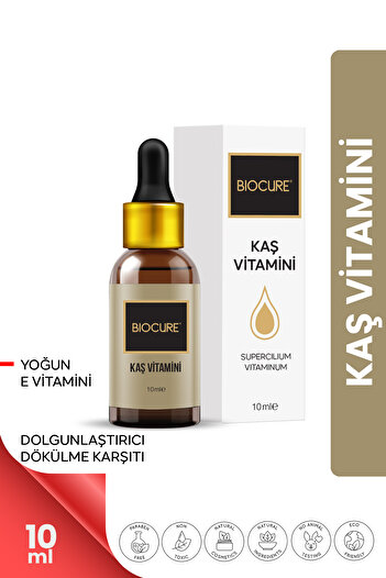 Biocure Eyebrow Vitamin Eyebrow Care Serum Oil Plumping & Anti-Spill Natural Vitamin E