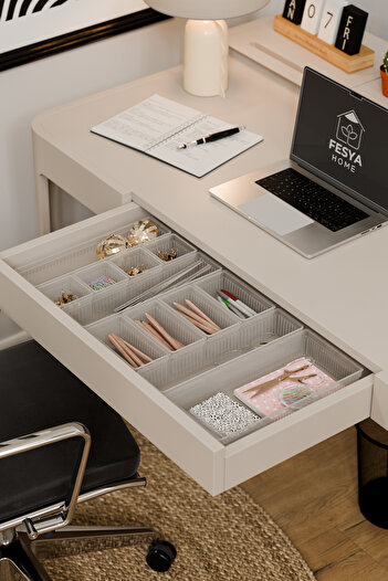 Fesya Home ORİGAMİ 8'li Çok Amaçlı Organizer Çekmece İçi Düzenleyic Set 4K-20-2B